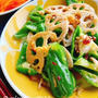 蓮根とピーマンの味噌きんぴら(動画レシピ)/Lotus root and bell pepper with miso.