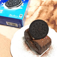 【手作りお菓子】材料4つ！☆テリーヌ風オレオ生チョコレートケーキ