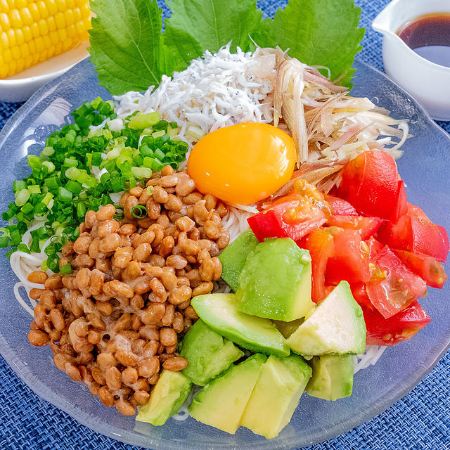 彩りそうめん♪という名の冷蔵庫整理(；・∀・)