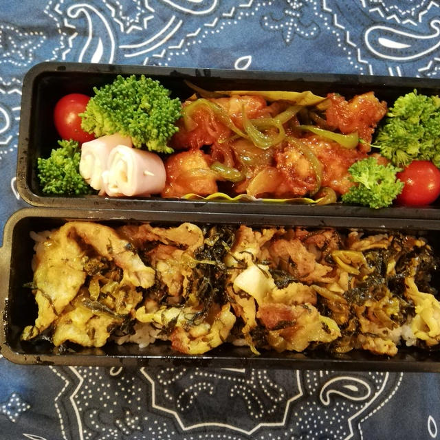 １０分♡節約弁当　鶏の南蛮漬け弁当