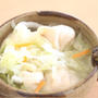 エスニック？カサ増し水餃子スープ