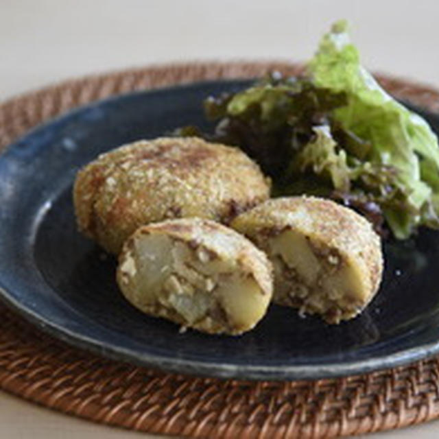 高野豆腐の肉じゃがコロッケ