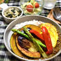 夏野菜たっぷりひき肉カレー♪またまた手抜き笑…食トレーナーになる。