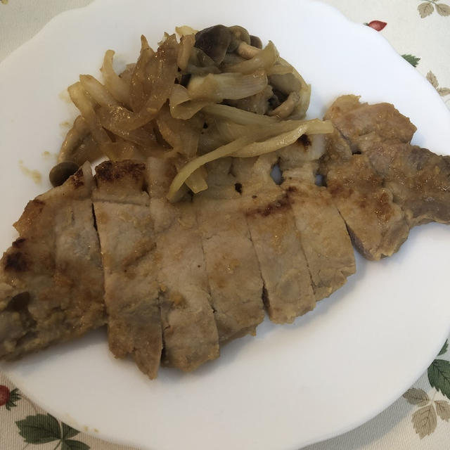 豚ロースの味噌漬け！