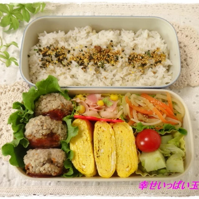 ☆ハンバーグのお弁当☆