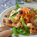 春野菜と鶏とエビのごちそうサラダ #サラダグラブ