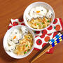 簡単朝ごはん！節約♪親子丼風のツナ玉丼で「ヒヨコ丼」