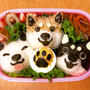 【キャラ弁】柴犬トリオのお弁当