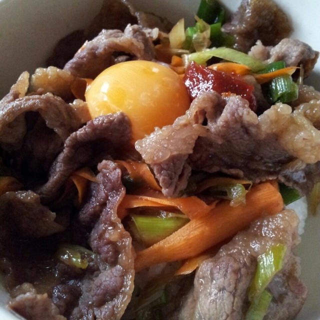 お昼☆新座お野菜焼き肉丼