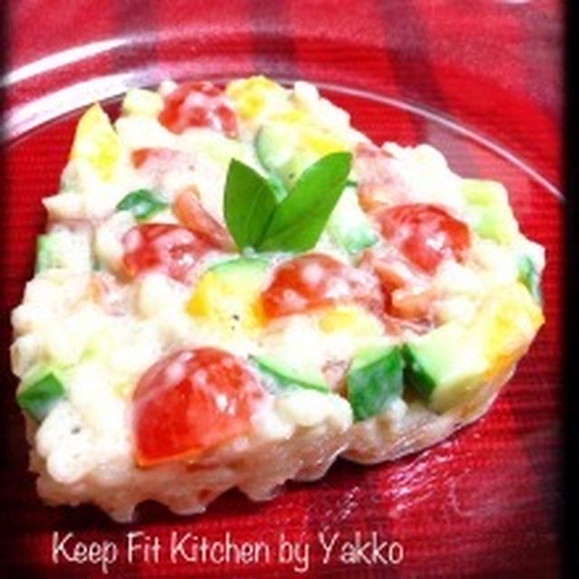 ノンオイルレシピ☆雑穀レシピ☆まる麦の雑穀サラダ