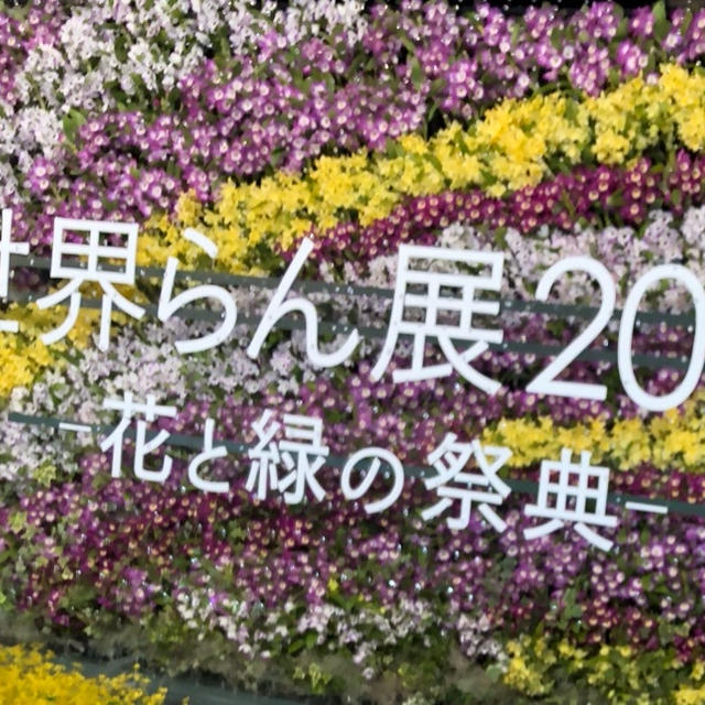 世界らん展2020花と緑の祭典行ってきました。