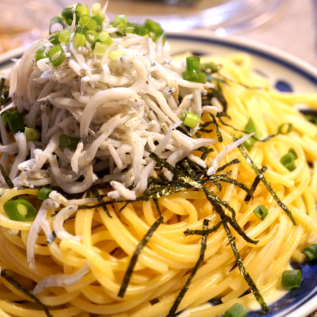 火を使わず◎贅沢しらすのバター醤油パスタ