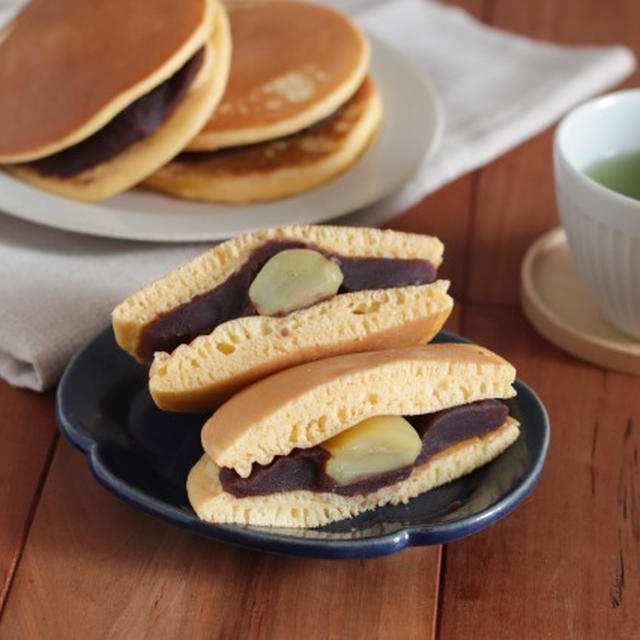 ホットケーキミックスで♪しっとりどら焼き