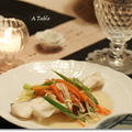 電子レンジで！白身魚の野菜あんかけ＆なすの肉そぼろ蒸し♪ by Junko さん