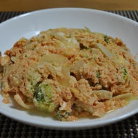 レンジでトマト風味オムレツ