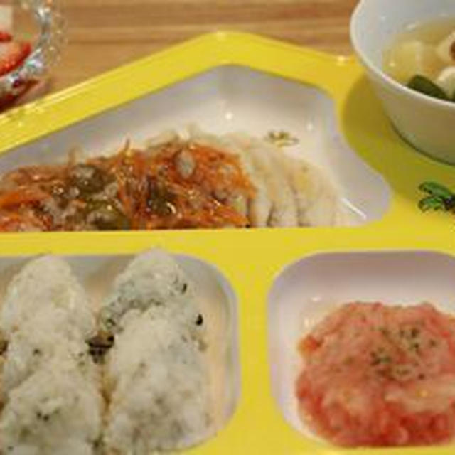 離乳食＊完了期　no.97＊　たちうおの甘酢あんかけ