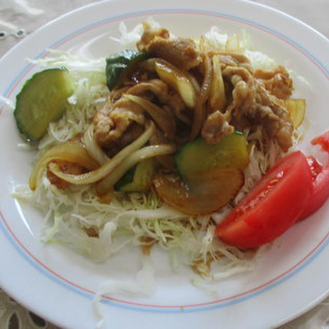 豚ロースと玉ねぎの炒め物★★★