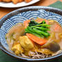 無添加簡単カレールーでマグロのカレーそば、課題の試作の晩ご飯。