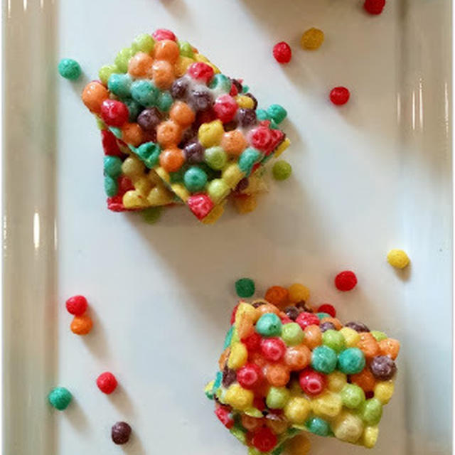 トリックス　クリスピー　トリート　簡単　Trix Krispie Treats Recipe