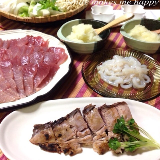 今夜はいただきもの三昧です♡