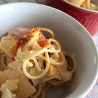 りんごで爽やかパプリカパウダーのスパサラ。