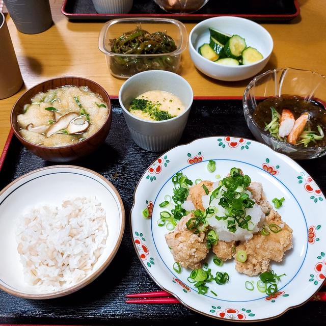 おせっかいな妄想(笑)＆”鶏の唐揚げおろしポン酢”の晩ごはん＆夫の物忘れ‥