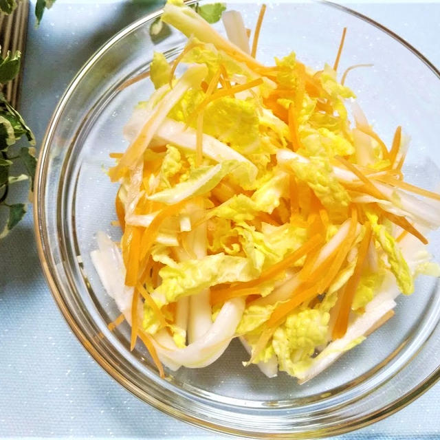【白菜＆人参】美容のために野菜はたっぷり！ストック術とレシピ3種