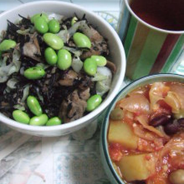 キャベツの正食丼：日東醸造様の「三河白たまり」を使って、パート５。