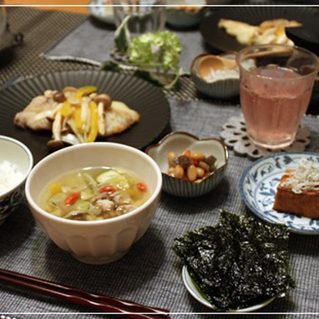 タニタ食堂のような晩ごはん♪