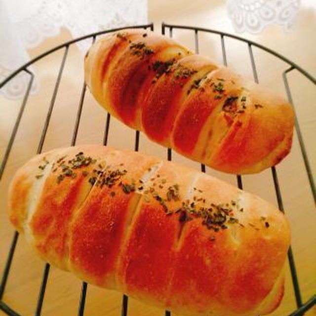 ツナマヨちくわパン♪チョコチップくるみパン