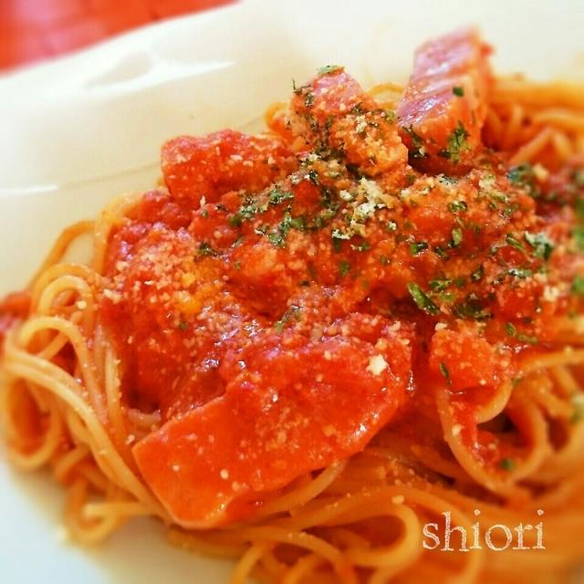ベラ エミリアで超速パスタ＆桜並木♪。