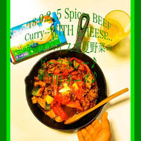 今日の朝活！料理編（３時起床、頂いたkiriクリームチーズをカレーにちょい足し♪）