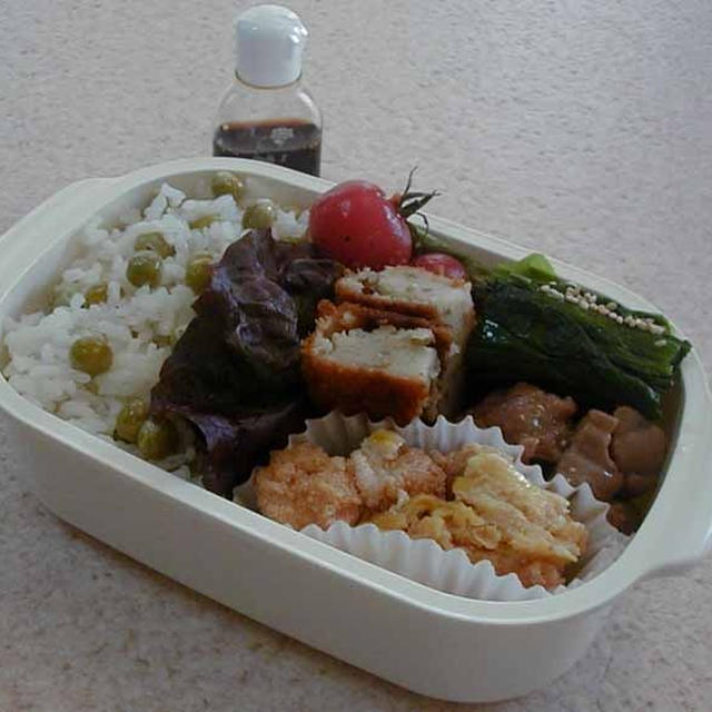 えんどう豆のごはんのお弁当とオムライスの引継ぎその後