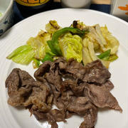 牛肉のソテー、おろしポン酢を添えて^_^
