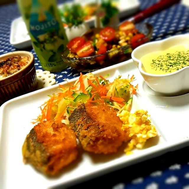 モヒート＆栃尾の油揚げ
