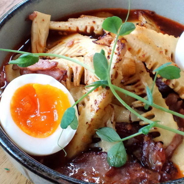 たけのこチャーシュー麺