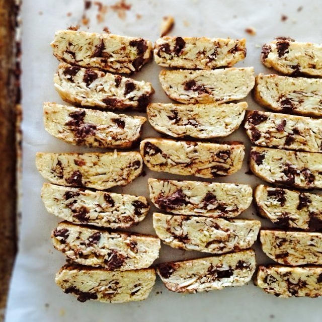 Chocolate Almond Biscottiチョコレートアーモンドビスコッティ