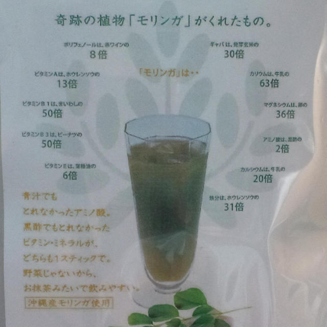 モリンガアミノ青汁♪