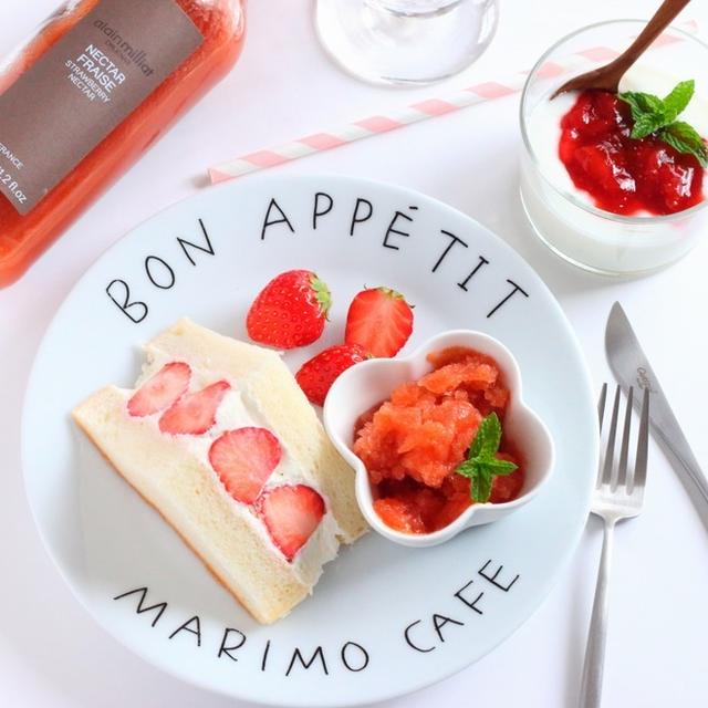 今が旬の「いちご」を贅沢に味わうワンプレート(*´ -`)(´- `*)
