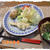 オーブンで焼く【鱈のムニエル】＆【鶏つくね】の定食♪