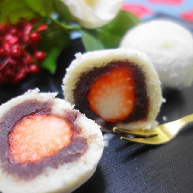 苺大福食パン☆家で簡単に作れる和菓子風レシピ