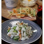 さっぱり*あじときゅうりのばら寿司　野菜のかき揚げワンプレート