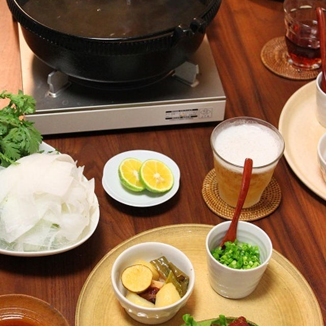 おうちで居酒屋　手作りポン酢の季節