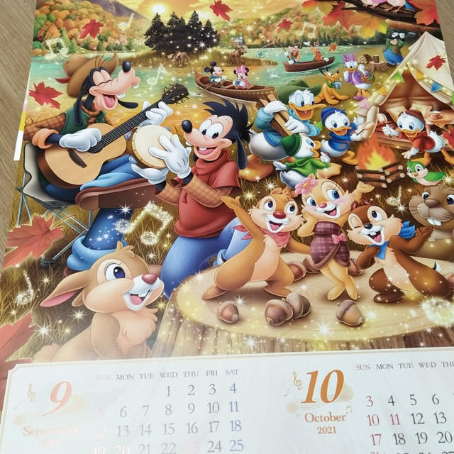 ９月１０月第一生命カレンダーミッキーを探せ！（解答）