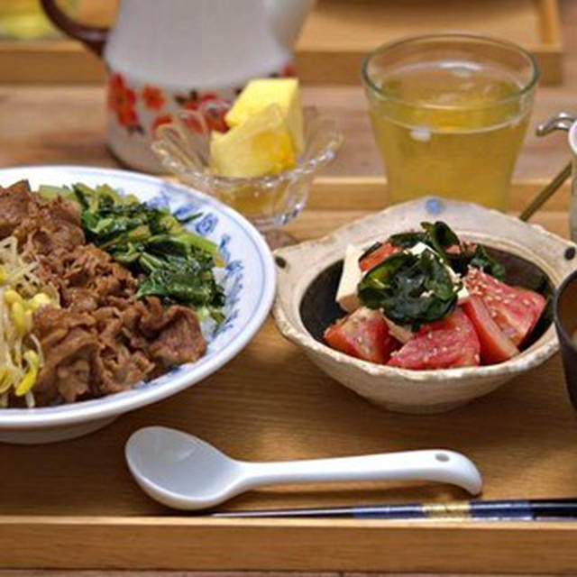 ビビンバ定食。
