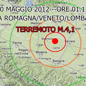 イタリア北部の地震