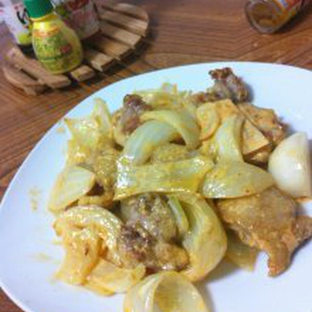 「鶏と玉ねぎのマヨネーズ炒め」とか