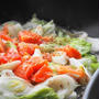 白菜とトマト、ネギの簡単さっぱり蒸し炒めレシピ