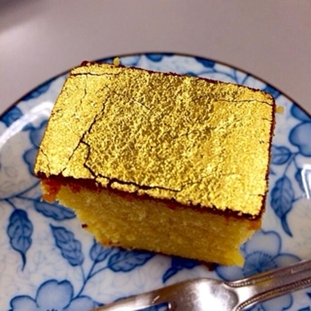 金粉を食べちゃいました