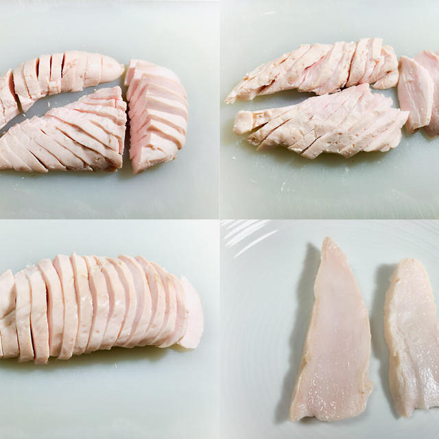 鶏むね肉の切り方 繊維方向と柔らかさ比較実験